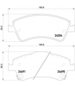 MINTEX - MDB2933 - Колодки торм.диск.зад.Toyota Auris 07- 2.0D-4D,2.2