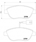 TEXTAR - 2370901 - Колодки тормозные дисковые