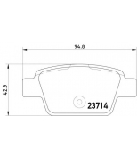 TEXTAR - 2371401 - Колодки тормозные дисковые задн