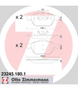 ZIMMERMANN - 232451801 - Комплект тормозных колодок, диско