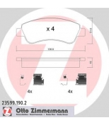 ZIMMERMANN - 235991902 - Гальмiвнi колодки дисковi