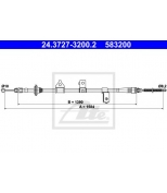ATE - 24372732002 - Трос стояночного тормоза левый KIA RIO (2000-2004)