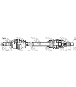 GSP - 245138 - Привод в сборе PEUGEOT 306 1.4-1.6 93- лев.