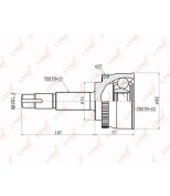 LYNX - CO5724A - ШРУС наружный NISSAN Almera(N15) 1.6-2.0D 95-00/Sunny 1.6-2.0 92-95