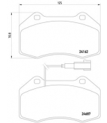 TEXTAR - 2416202 - Колодки тормозные дисковые передн
