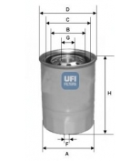 UFI - 2432700 - Фильтр топливный Nissan