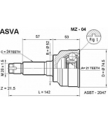 ASVA - MZ04 - ШРУСНАРУЖНЫЙ21x52x24