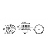 AVA - MS8620 - Мотор печки отопителя салона