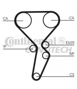 CONTITECH - CT1126K2 - Комплект ремня ГРМ Megane II, Clio ...