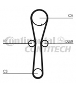 CONTITECH - CT954K1 - Комплект ГРМ (ремень + ролик)