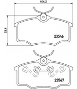 HELLA - 8DB355010371 - Brake Pad Set, disc brake