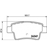 HELLA - 8DB355015861 - Колодки тормозные дисковые