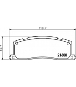 HELLA - 8DB355016391 - Brake Pad Set, disc brake