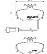 HELLA - 8DB355017631 - Brake Pad Set, disc brake