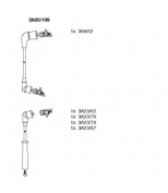 BREMI - 3A00109 - К-кт в/в проводов mits L300 1.6 83-