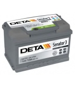 DETA - DA722 - Аккумулятор DETA SENATOR3 12 V 72 AH 720 A ETN 0(R+) B13 278x175x175mm 16.6kg