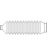 HANS PRIES/TOPRAN - 301090 - Пыльник рулевой рейки