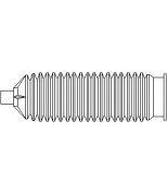 HANS PRIES/TOPRAN - 304051 - Пыльник рулевой рейки