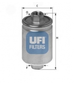 UFI - 3174100 - Фильтр топливный ВАЗ-21074i, 2108i-2112, 21213i