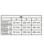 KAYABA 333236 Амортизатор подвески передний газовый правы TOYOTA Corolla 1.3-12v/1.6 07/92-04/97 /