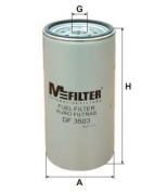 MFILTER - DF3503 - Фильтр топливный сепаратора