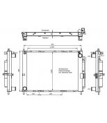 NRF - 350068 - Радиатор кондиционера