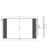 NRF - 35448 - Радиатор кондиционера: Voyager III/00- /2.4/2.5/3.3