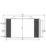 NRF - 35659 - Радиатор кондиционера