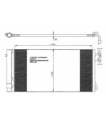 NRF - 35773 - Конденсатор кондиционера bmw 1 (e81, e87) 118d bj 200409-0 BMW