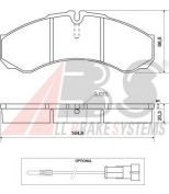 ABS - 37113 - Комплект тормозных колодок, диско