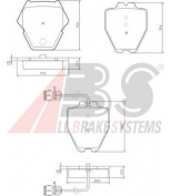 ABS - 37162 - дисковые колодки