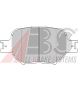 ABS - 37223 - Комплект тормозных колодок, диско