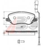 ABS - 37380 - Комплект тормозных колодок, дисковый тормоз