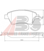 ABS - 37397 - Комплект тормозных колодок, диско