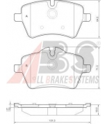 ABS - 37535 - Комплект тормозных колодок, диско