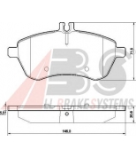 ABS - 37584 - Колодки тормозные перед. MB C-Class(W204)  1,6-3,5L  07->   0054200820