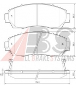 ABS - 37627 - Комп. дисковых торм. колодок