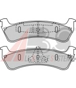 ABS - 38667 - Комплект тормозных колодок, дисковый тормоз