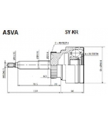 ASVA - SYKR - ШРУС НАРУЖНЫЙ 40x65x34 (REXTON)