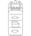 HANS PRIES/TOPRAN - 401513 - Переключатель стеклолодъемника