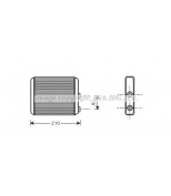 AVA - OLA6353 - Теплообменник отопление салона