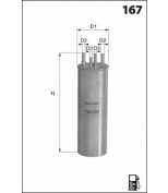 MECAFILTER - ELG5325 - Фильтр топливный vw t5 1.9d-2.5d/touareg 2.5d 03-
