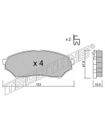 TRUSTING - 4120 - Комплект тормозных колодок, диско