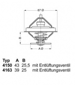 WAHLER - 415071D50 - Термостат 4150.71D50