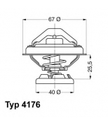 WAHLER - 417680D - Термостат 4176.80D