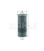 KNECHT/MAHLE - OX59 - Масляный фильтр/ Фильтр, Гидравлическая система привода рабочего оборудования