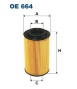 FILTRON - OE664 - Фильтр масляный OE 664