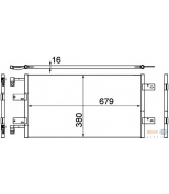 HELLA - 8FC351303591 - Радиатор кондиционера