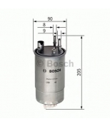 BOSCH - F026402054 - Фильтр топливный OPEL: MERIVA 03-10 _ VAUXHALL: ME
