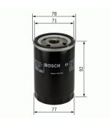 BOSCH - F026407017 - Фильтр масляный FORD: C-MAX 07-  FOCUS C-MAX 03-07